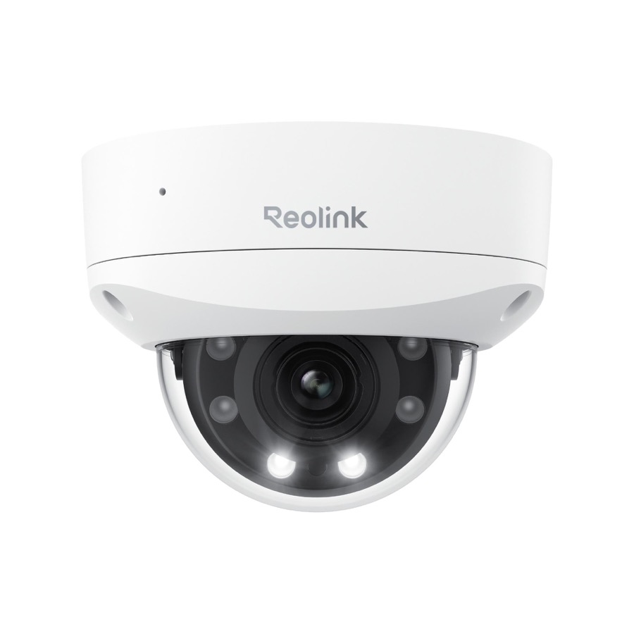 REOLINK RLC-843A 4K 8MP IK10 Vandalproof PoE Security Outdoor Camera with Spotlights, 5X Optical Zoom, Color Night Vision, Two-Way Talk, IP67, Smart Human/Vehicle/Animal Detection, No PT Supported
